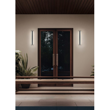 Trio Dawson anracit-fehér LED kültéri fali lámpa (TRI-246360242) LED 1 izzós IP54
