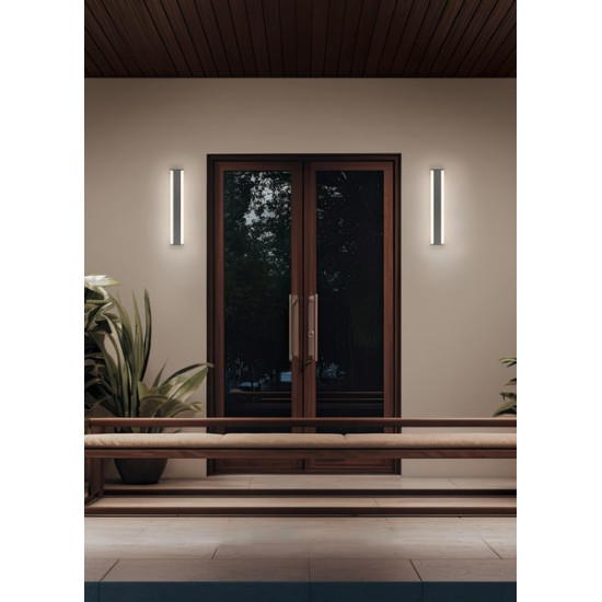 Trio Dawson anracit-fehér LED kültéri fali lámpa (TRI-246360342) LED 1 izzós IP54