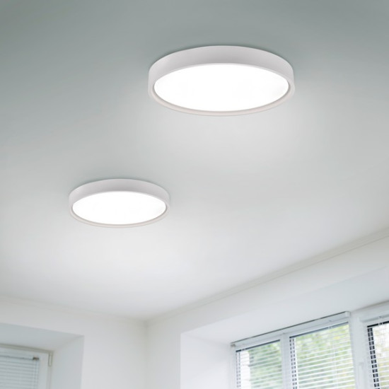 Trio Doha fehér LED mennyezeti lámpa (TRI-641310231) LED 1 izzós IP20