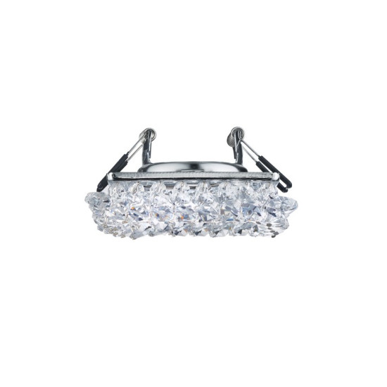 Trio Dolomite króm-átlátszó beépíthető lámpa (TRI-651800152) GU10 1 izzós IP20