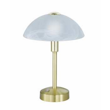 Trio Donna sárgaréz-fehér LED asztali lámpa (TRI-525790108) LED 1 izzós IP20