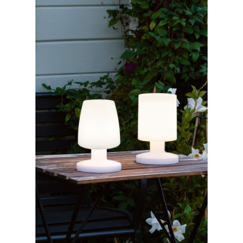 Trio Dora fehér LED kültéri asztali lámpa (TRI-R57051101) LED 1 izzós IP44