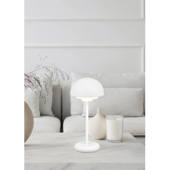 Trio Elliot fehér LED kültéri asztali lámpa (TRI-R52306131) LED 1 izzós IP44