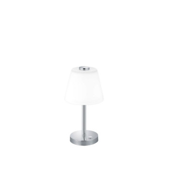 Trio Emerald króm-fehér LED asztali lámpa (TRI-525490106) LED 1 izzós IP20