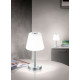 Trio Emerald matt nikkel-fehér LED asztali lámpa (TRI-525490107) LED 1 izzós IP20