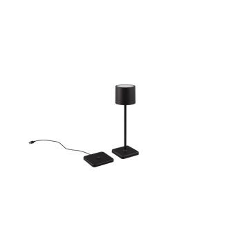 Trio Fernandez fekete LED kültéri asztali lámpa (TRI-R54096132) LED 1 izzós IP54