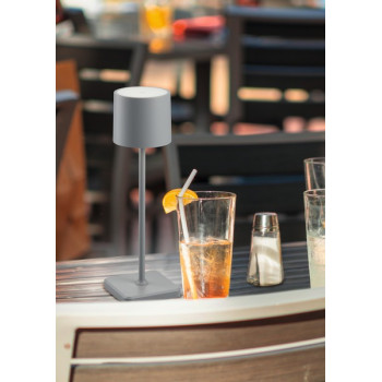 Trio Fernandez szürke LED kültéri asztali lámpa (TRI-R54096177) LED 1 izzós IP54