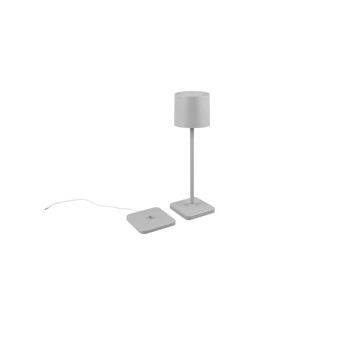 Trio Fernandez szürke LED kültéri asztali lámpa (TRI-R54096177) LED 1 izzós IP54