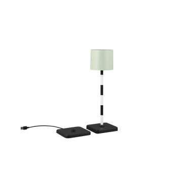 Trio Fernandez zöld-fekete LED asztali lámpa (TRI-R54096315) LED 1 izzós IP20