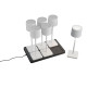 Trio Fernandez fehér LED kültéri asztali lámpa szett (TRI-R54096631) LED 6 izzós IP54