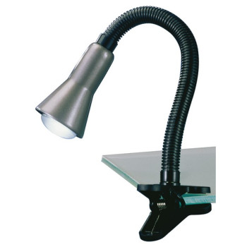Trio Flexo fekete-ezüst asztali lámpa (TRI-5028010-47) E14 1 izzós IP20
