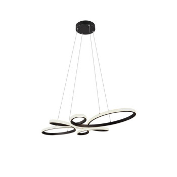 Trio Fly fekete LED függesztett lámpa (TRI-345619132) LED 1 izzós IP20