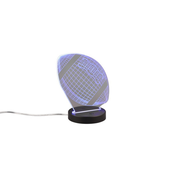 Trio Football fekete gyerek LED asztali lámpa (TRI-R52821132) LED 1 izzós IP20