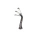 Trio Francy fekete LED asztali lámpa (TRI-R52691102) LED 1 izzós IP20
