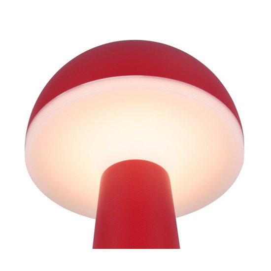 Trio Fungo piros LED kültéri asztali lámpa (TRI-R57716110) LED 1 izzós IP54