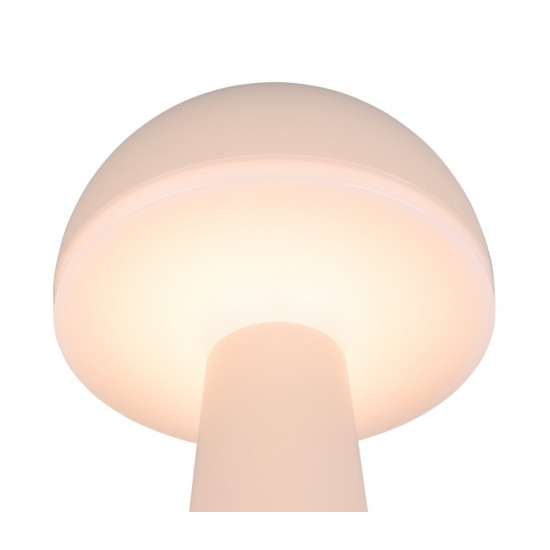 Trio Fungo homokszínű LED kültéri asztali lámpa (TRI-R57716166) LED 1 izzós IP54