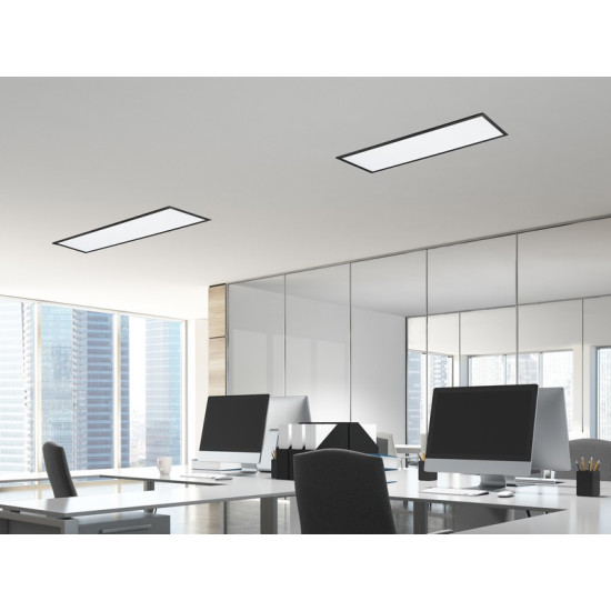 Trio Gamma fekete LED mennyezeti lámpa (TRI-R62868032) LED 1 izzós IP20