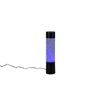 Trio Glitter fekete-átlátszó LED asztali lámpa (TRI-R50871032) LED 1 izzós IP20