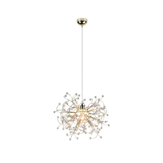 Trio Gloria sárgaréz függesztett lámpa (TRI-R31311003) E27 1 izzós IP20