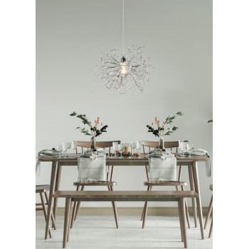 Trio Gloria króm függesztett lámpa (TRI-R31311006) E27 1 izzós IP20