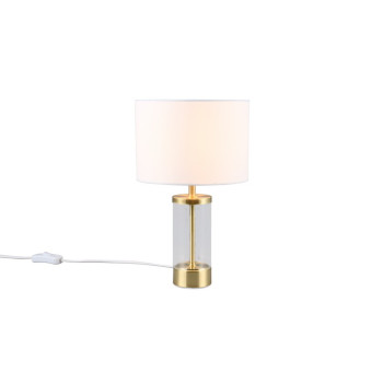 Trio Grazia sárgaréz-fehér asztali lámpa (TRI-R51711008) E14 1 izzós IP20