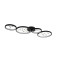 Trio Groovy fekete LED mennyezeti lámpa (TRI-642110432) LED 1 izzós IP20