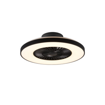 Trio Halmstad fekete LED mennyezeti ventilátoros lámpa (TRI-R62672132) LED 1 izzós IP20