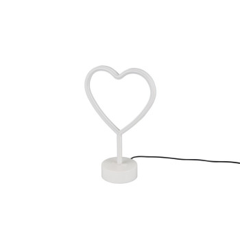 Trio Heart fehér gyerek LED asztali lámpa (TRI-R55210101) LED 1 izzós IP20