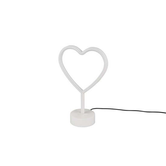 Trio Heart fehér gyerek LED asztali lámpa (TRI-R55210101) LED 1 izzós IP20