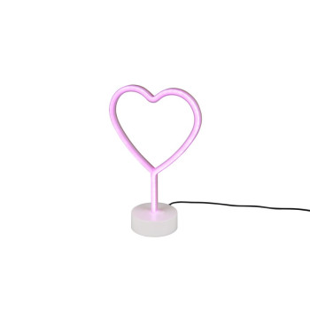 Trio Heart fehér gyerek LED asztali lámpa (TRI-R55210101) LED 1 izzós IP20
