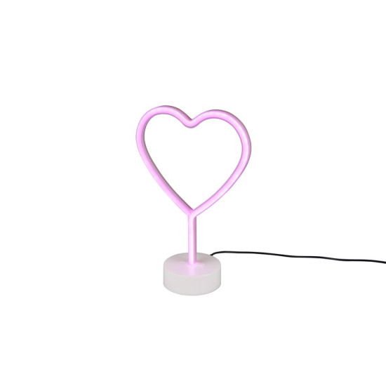 Trio Heart fehér gyerek LED asztali lámpa (TRI-R55210101) LED 1 izzós IP20