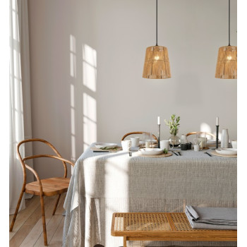 Trio Holm barna-fekete függesztett lámpa (TRI-R31041026) E27 1 izzós IP20