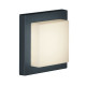 Trio Hondo anracit-fehér LED kültéri fali/mennyezeti lámpa lámpa (TRI-228960142) LED 1 izzós IP54