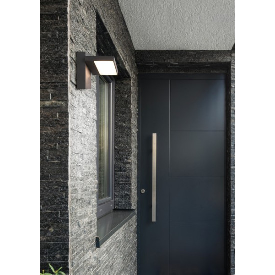 Trio Horton anracit-fehér LED kültéri falikar (TRI-226360142) LED 1 izzós IP54