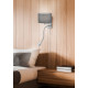 Trio Hotel matt nikkel-szürke LED falikar (TRI-271170211) LED+E14 2 izzós IP20