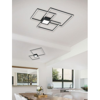 Trio Hydra antracit-fehér LED mennyezeti lámpa (TRI-676210342) LED 1 izzós IP20
