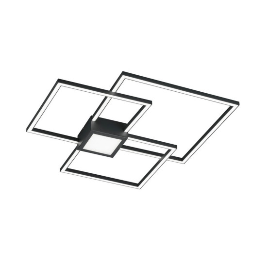 Trio Hydra antracit-fehér LED mennyezeti lámpa (TRI-676210442) LED 1 izzós IP20