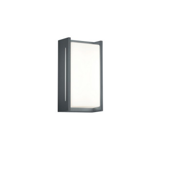 Trio Indus anracit-fehér LED kültéri fali lámpa (TRI-227360142) LED 1 izzós IP54