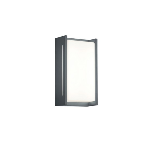 Trio Indus anracit-fehér LED kültéri fali lámpa (TRI-227360142) LED 1 izzós IP54