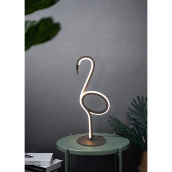 Trio Ingo fekete LED asztali lámpa (TRI-R54581132) LED 1 izzós IP20