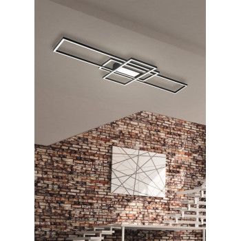 Trio Irvine antracit LED mennyezeti lámpa (TRI-620010442) LED 1 izzós IP20