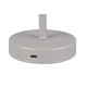 Trio Jeff szürke LED asztali lámpa (TRI-R59151177) LED 1 izzós IP20