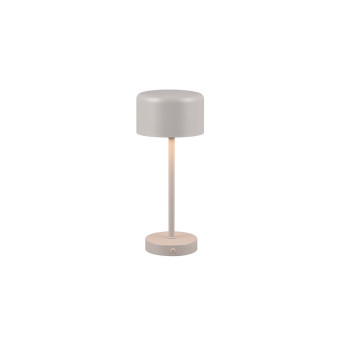 Trio Jeff szürke LED asztali lámpa (TRI-R59151177) LED 1 izzós IP20
