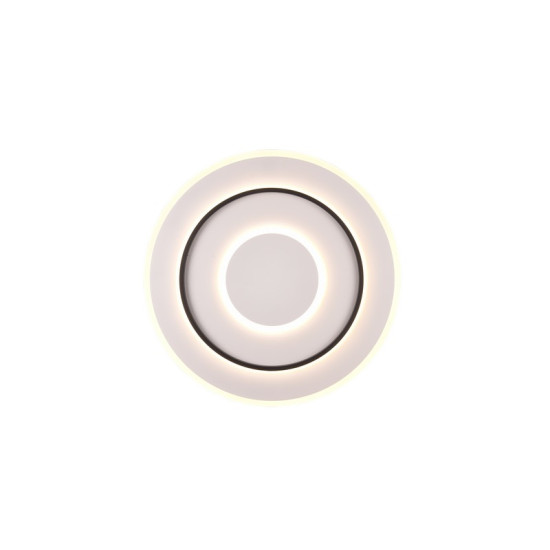 Trio Jora fehér-fekete LED mennyezeti lámpa (TRI-R64303931) LED 1 izzós IP20