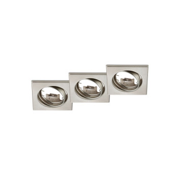 Trio Jura matt nikkel beépíthető lámpa szett (TRI-650000307) GU10 1 izzós IP20