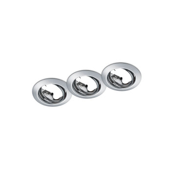 Trio Jura króm beépíthető lámpa szett (TRI-650100306) GU10 1 izzós IP20