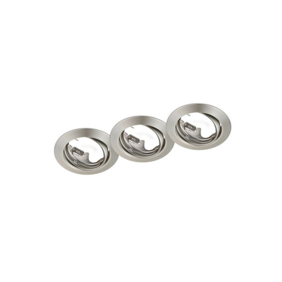 Trio Jura matt nikkel beépíthető lámpa szett (TRI-650100307) GU10 1 izzós IP20