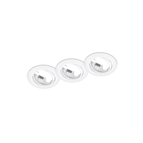 Trio Jura fehér beépíthető lámpa szett (TRI-650100331) GU10 1 izzós IP20