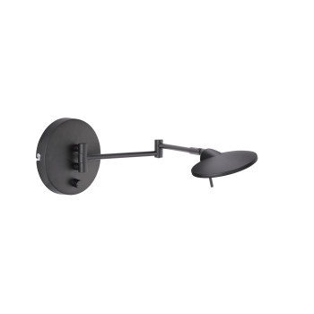Trio Kazan fekete LED falikar (TRI-274770132) LED 1 izzós IP20