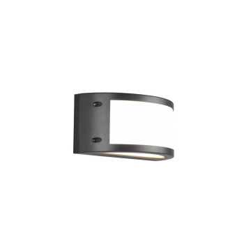 Trio Kendal antracit-fehér LED kültéri falikar (TRI-R22151142) LED 1 izzós IP54